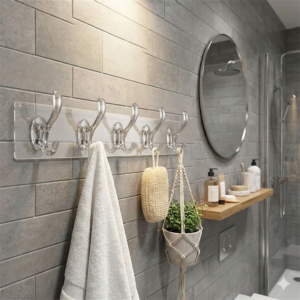 Adhisive hooks Transparent Self Adhesive Wall Hook Strip