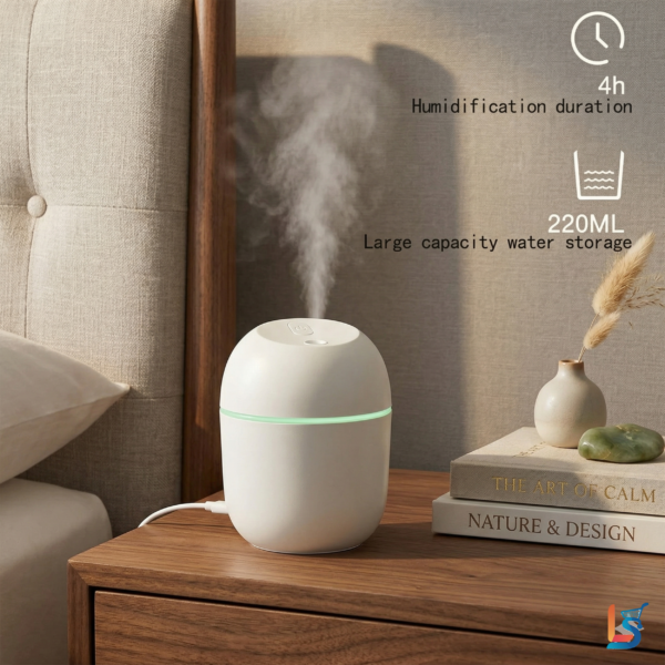 2-in-1 Ultrasonic Cool Mist Humidifier & Aroma Diffuser